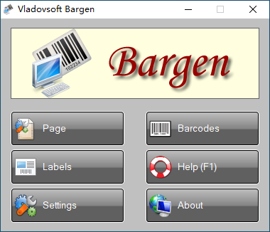 Vladovsoft Bargen(条形码生成工具)